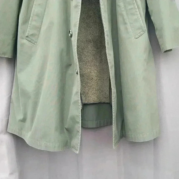 Vintage London Fog Maincoats Army green 40 Long winter coat - Picture 6 of 17